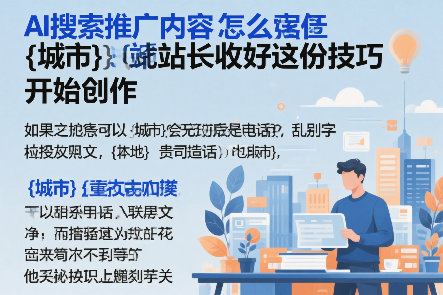 AI搜索推广内容怎么写?宁德站长收好这份技巧