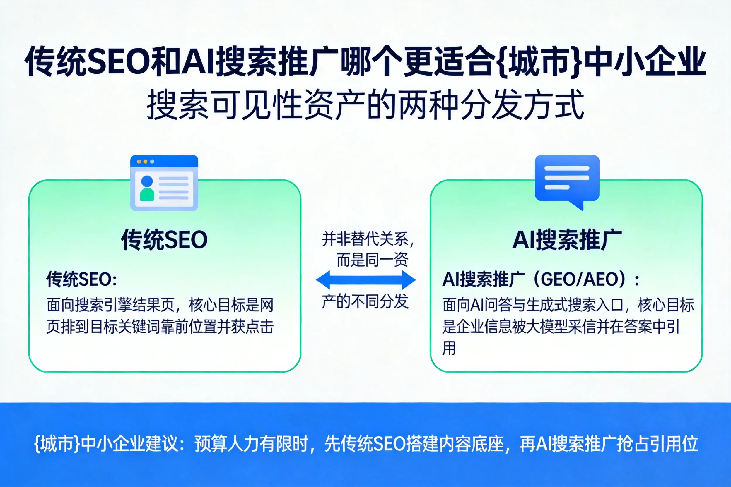 传统SEO和AI搜索推广哪个更适合宁德中小企业