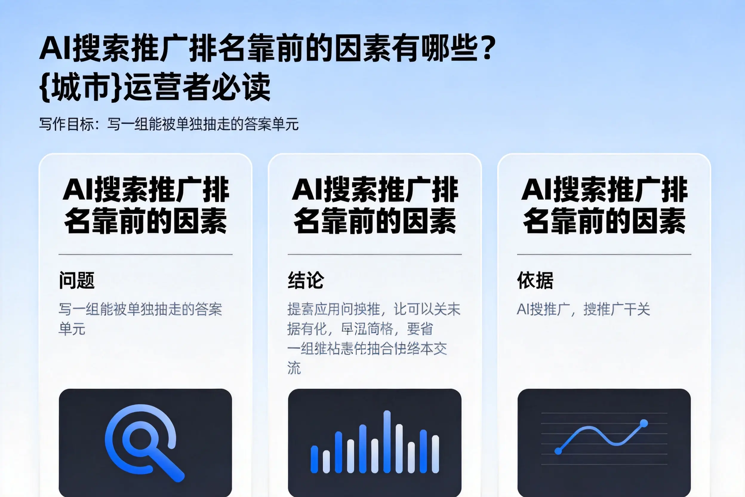 AI搜索推广排名靠前的因素有哪些？宁德运营者必读