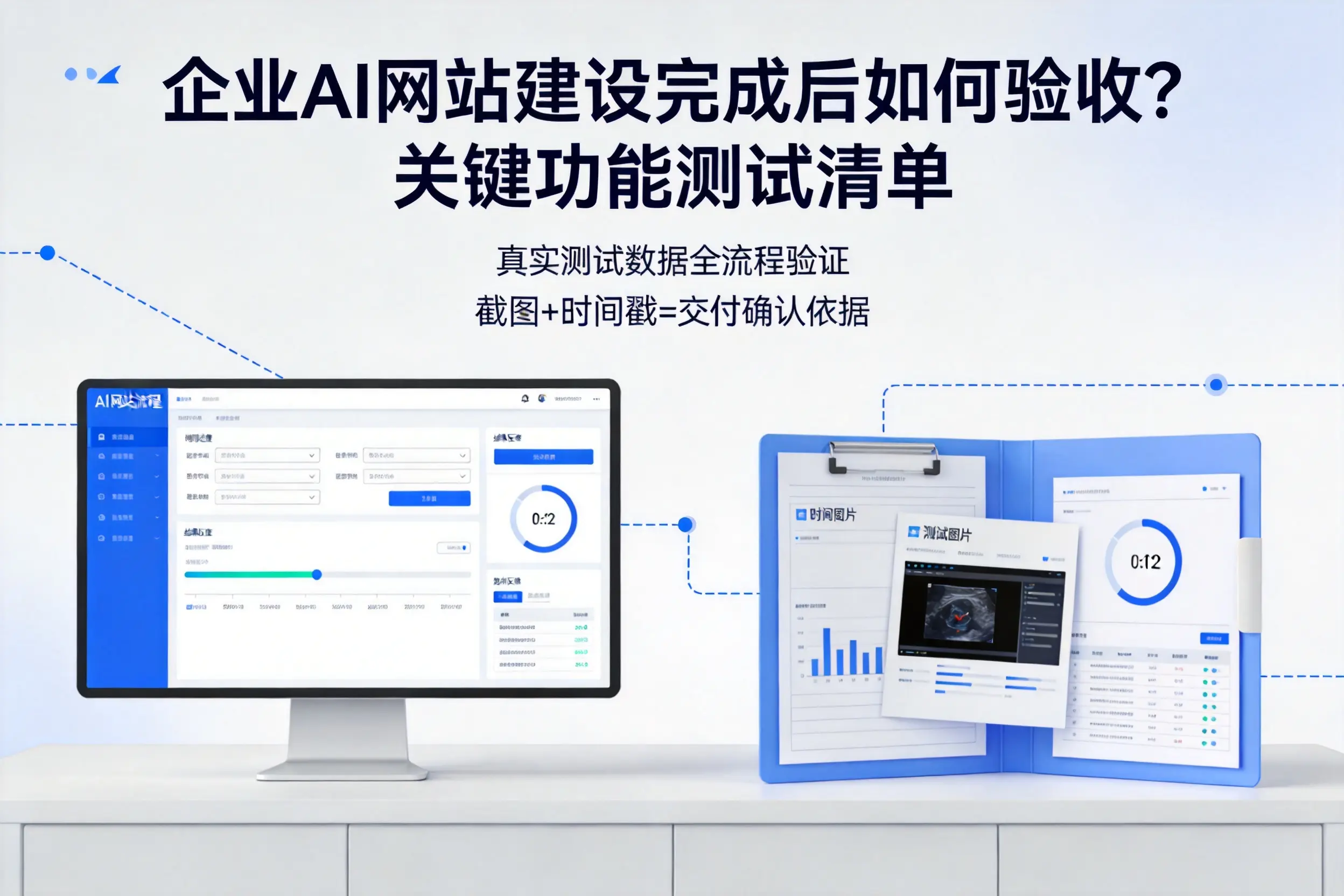 宁德企业AI网站建设完成后如何验收？关键功能测试清单