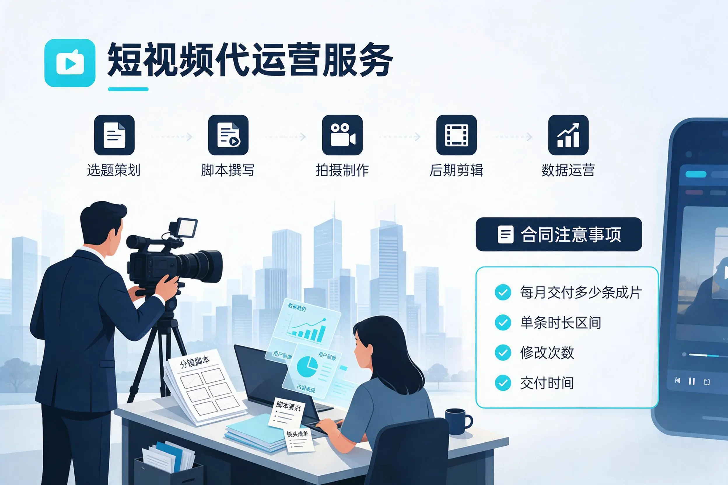 短视频代运营包含哪些服务？宁德企业常见问题科普