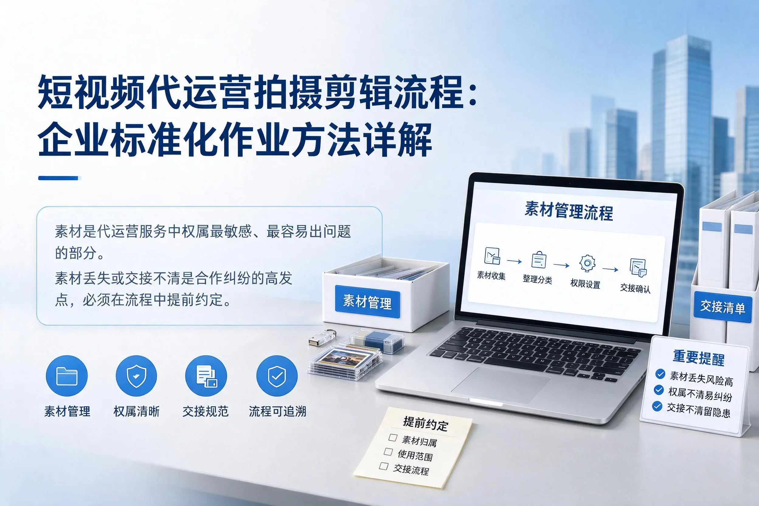 短视频代运营拍摄剪辑流程：宁德企业标准化作业方法详解