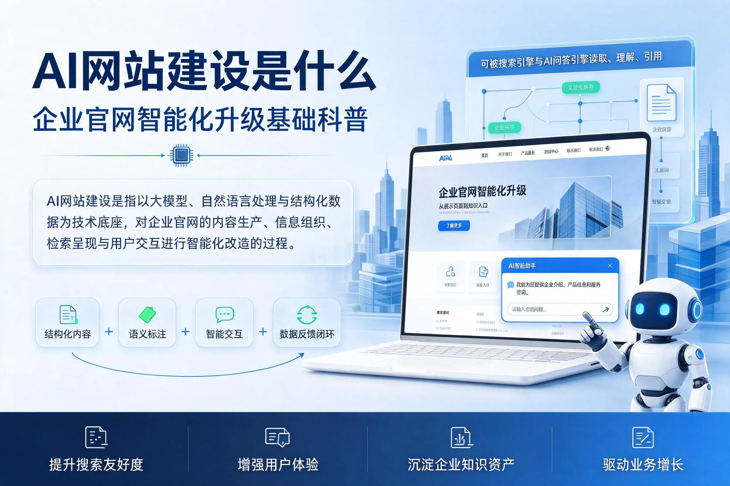 AI网站建设是什么：宁德企业官网智能化升级基础科普