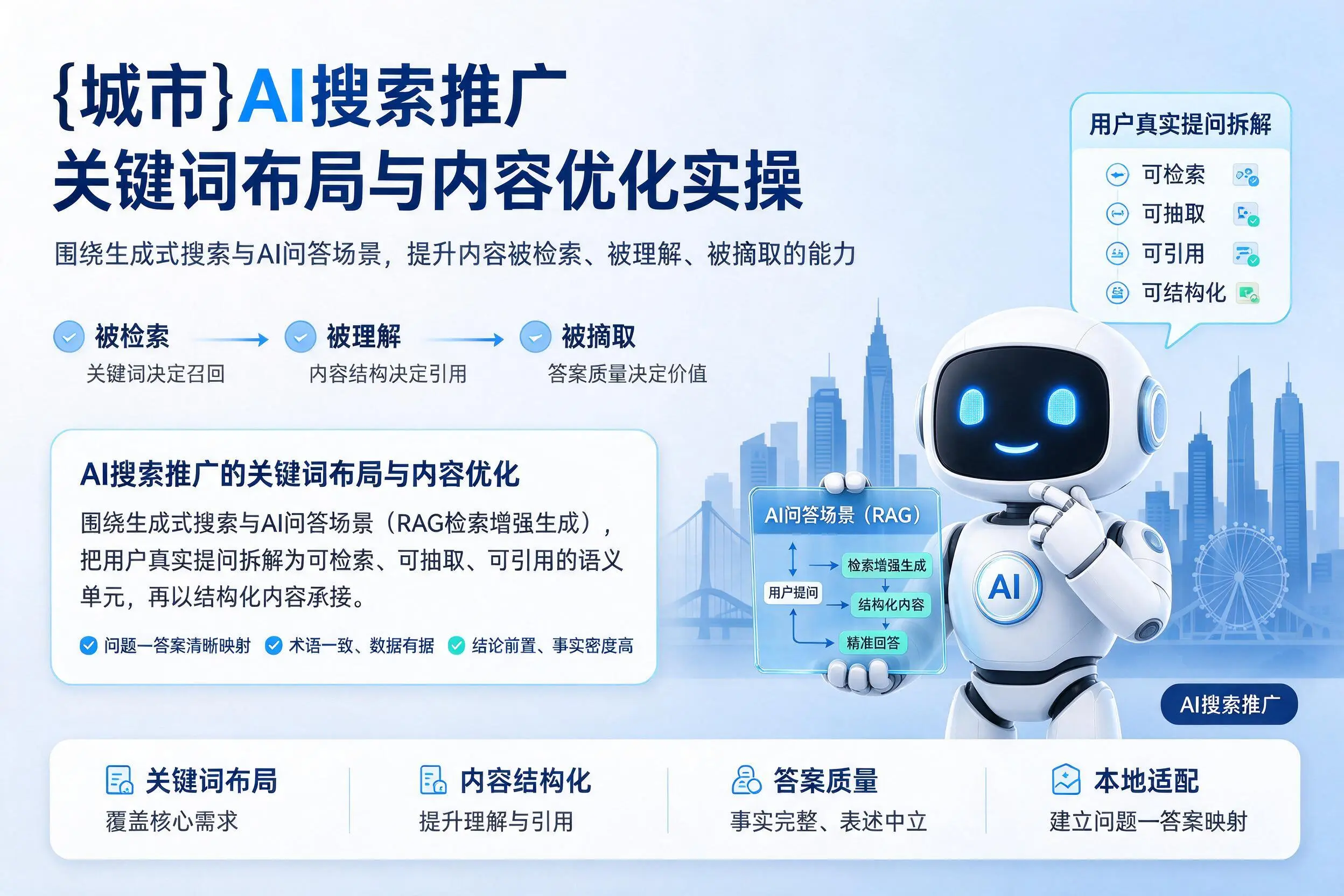 宁德AI搜索推广关键词布局与内容优化实操