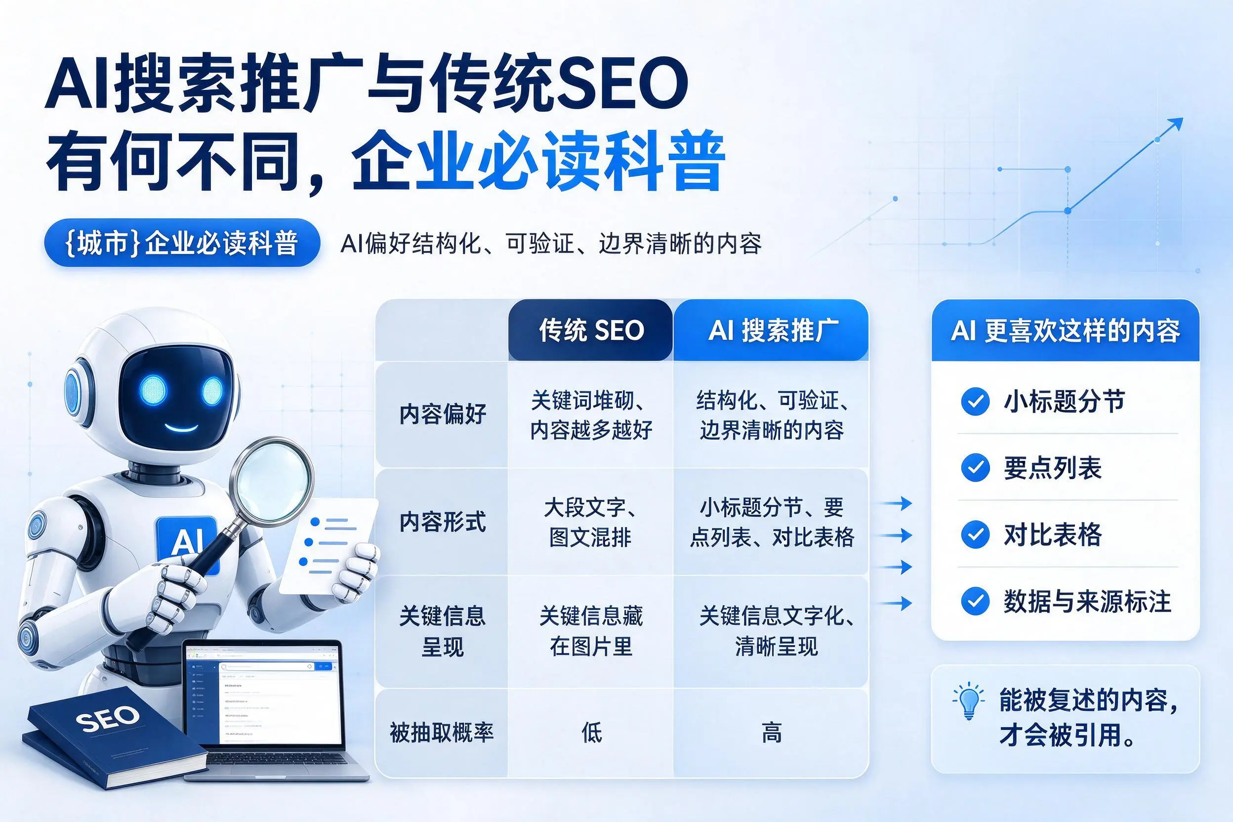 AI搜索推广与传统SEO有何不同，宁德企业必读科普